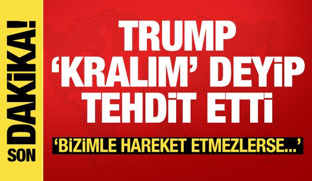 Trump'tan Grönland tehdidi: Gümrük vergisi uygulayabilirim