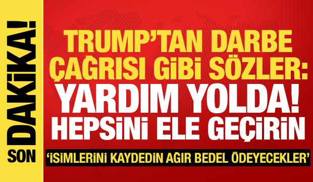 Son dakika haberi! Trump'tan İranlı eylemcilere: Yardım yolda