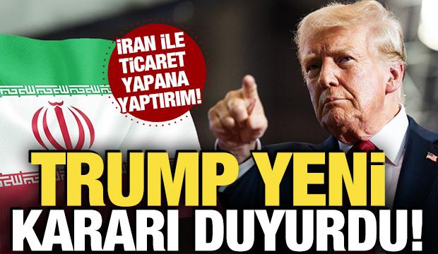 Trump’tan yeni yaptırım kararı: İran’la ticaret yapana yüzde 25 vergi!