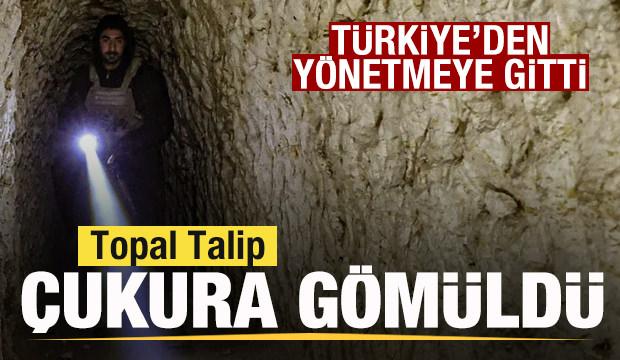 Türkiye'den yönetmeye gitti! Topal Talip Halep’te çukura gömüldü