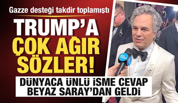 &Uuml;nl&uuml; oyuncu Mark Ruffalo Altın K&uuml;re &ouml;d&uuml;l t&ouml;reninde ABD  y&ouml;netimini topa tuttu!  