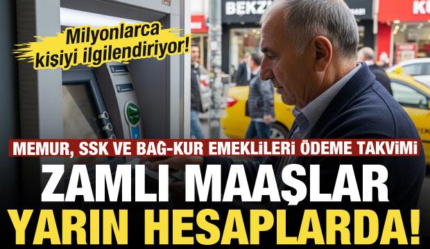 Zamlı maaş takvimi belli oldu: Ödemeler başlıyor