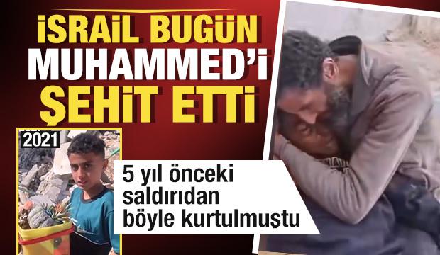 5 yıl &ouml;nce enkazdan oyuncuklarını kurtarabilmişti! İsrail bug&uuml;n Muhammed'i şehit etti