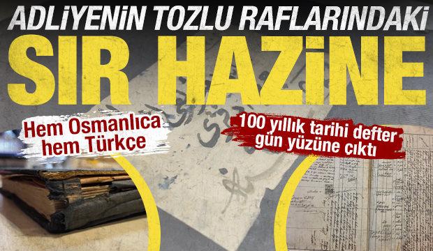 Ankara Adliyesi'nde tarihi keşif: 1926 yılına ait emanet defteri bulundu