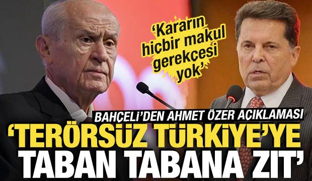 Bah&ccedil;eli'den Ahmet &Ouml;zer a&ccedil;ıklaması: Ter&ouml;rs&uuml;z T&uuml;rkiye ile zıtlık taşıyor