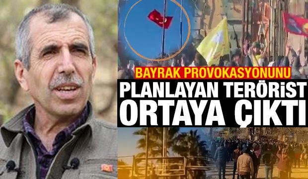 Bayrak provokasyonunu planlayan terörist ortaya çıktı