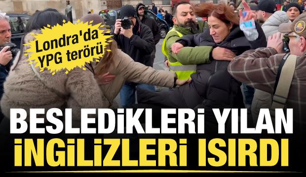 B&ouml;l&uuml;c&uuml; ter&ouml;r &ouml;rg&uuml;t&uuml; YPG'nin uzantıları Londra'da kadınlara saldırdı