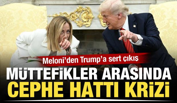 'Cephe hattı' gerilimine İtalya da katıldı! Trump'a sert çıkış