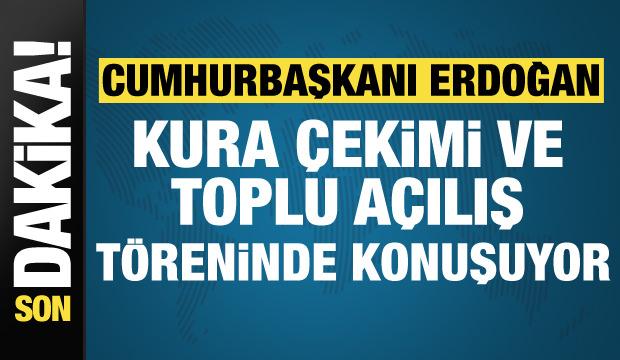 Cumhurbaşkanı Erdoğan Aydın'da açıklamalarda bulunuyor