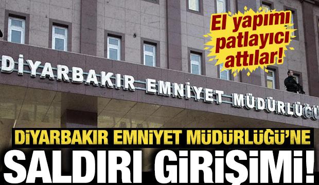 Diyarbakır İl Emniyet M&uuml;d&uuml;rl&uuml;ğ&uuml;'ne al&ccedil;ak saldırı: Valilikten a&ccedil;ıklama