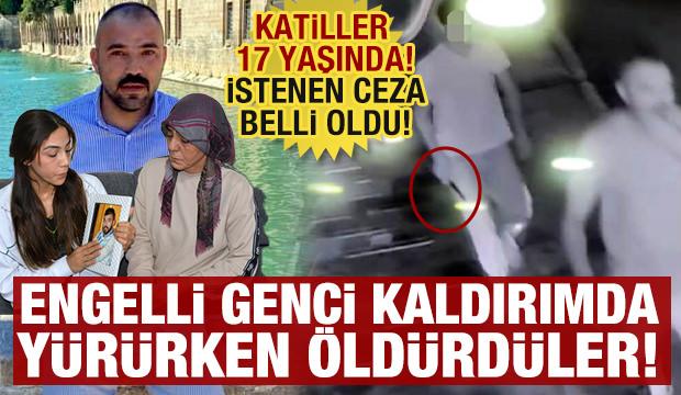 Engelli Onur'u kaldırımda yürürken öldürdüler! 17 yaşındaki iki sanık için yeni gelişme!