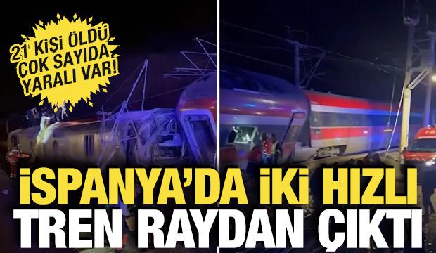 Hızlı trenler raydan &ccedil;ıktı: &Ccedil;ok sayıda &ouml;l&uuml; ve yaralı var