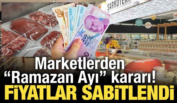 İstanbul ve Ankara'da Ramazan sonuna kadar et ve tereyağı fiyatları sabitlendi