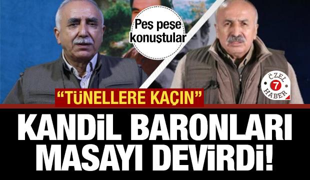Kandil baronları Suriye'de masayı devirdi! Peş peşe açıklamalar... 'Tünellere saklanın'