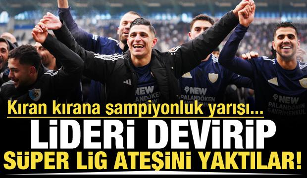 Kıran kırana şampiyonluk yarışı! Lideri devirip S&uuml;per Lig ateşini yaktılar