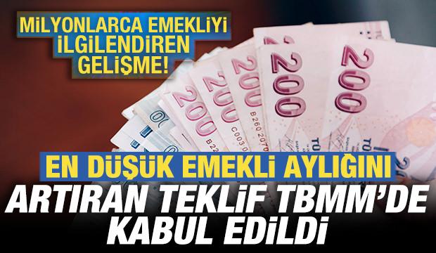 Milyonlarca emekliyi ilgilendiriyor: Emekli aylığını artıran teklif TBMM'de kabul edildi