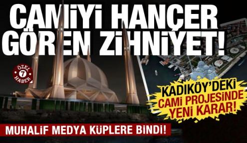 'Silüete hançer' diyerek rahatsız oldular: Kadıköy'deki cami projesine mahkemeden karar