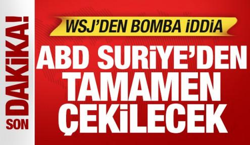 ABD, Suriye'den askeri güçlerini tamamen çekecek iddiası