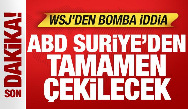 ABD, Suriye'den askeri güçlerini tamamen çekecek iddiası