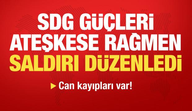 Son dakika... SDG ateşkese rağmen Sırrin'de saldırı d&uuml;zenledi