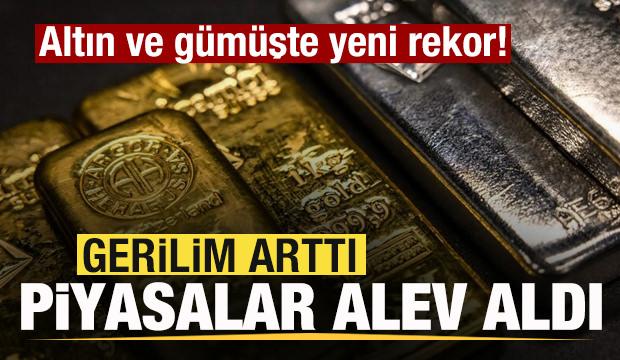 Son dakika: Gerilim arttı! Piyasalar alev aldı! Altın ve gümüşte yeni rekor!