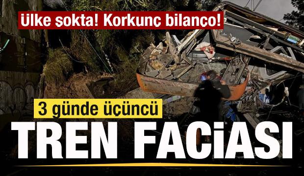 Son dakika: Ülke şokta! 3 günde üçüncü tren faciası! 42 kişi hayatını kaybetmişti