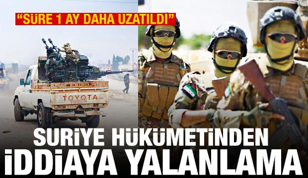 "Suriye ile SDG arasındaki ateşkes uzatıldı" iddiasına yalanlama