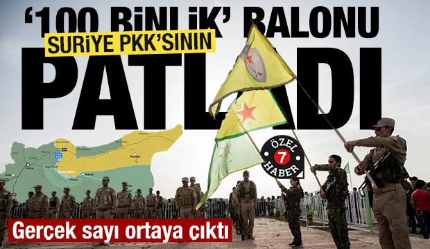 Suriye PKK’sının ‘100 bin terörist’ balonu patladı! Gerçek sayı ortaya çıktı