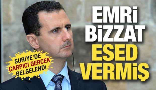 Suriye'de çarpıcı gerçek ortaya çıktı: Emri bizzat Esed vermiş!