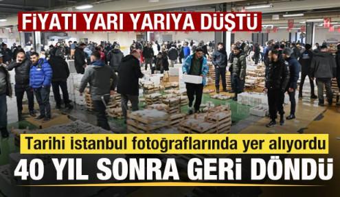 Tarihi fotoğraflarda yer alıyordu! 40 yıl sonra İstanbul'a geri döndü! Fiyatı düştü