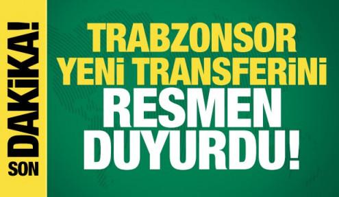 Trabzonspor yeni transferini duyurdu