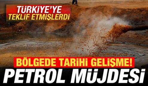Türkiye'ye teklif etmişlerdi: Bölgede tarihi gelişme! Petrol çıkarılmaya başlandı