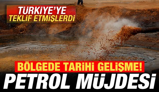 Türkiye'ye teklif etmişlerdi: Bölgede tarihi gelişme! Petrol çıkarılmaya başlandı