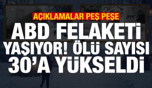 ABD'de kar fırtınası! Ölü sayısı 30'a yükseldi