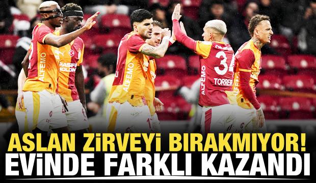 Aslan zirveyi bırakmıyor! Evinde rahat kazandı