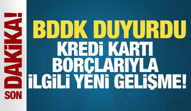 BDDK duyurdu! Kredi kartı borçlarına yapılandırma imkanı