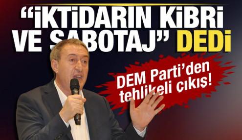 DEM'in nifak dili hortladı! Tuncer Bakırhan: İktidarın kibri ve sabotaj