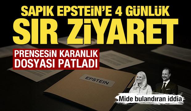 Epstein'a 4 g&uuml;nl&uuml;k sır ziyaret: Mide bulandıran iddia! Prensesin karanlık dosyası patladı