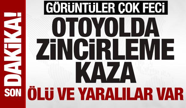 Gaziantep - Şanlıurfa otoyolunda zincirleme kaza; ölü ve yaralılar var