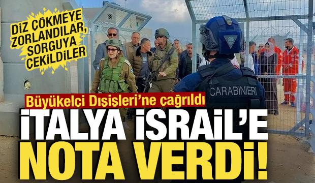 İtalya İsrail'e nota verdi! Büyükelçi Dışişleri'ne çağrıldı