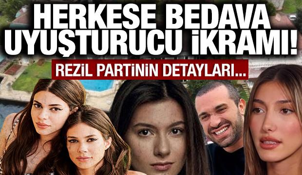 Rezil partinin detayları ortaya &ccedil;ıktı: Torbacı gelenlere uyuşturucu veriyordu