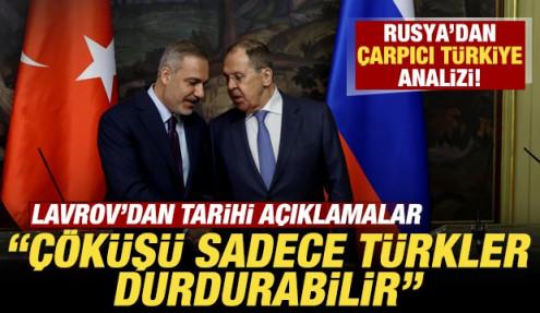 Rusya'dan çarpıcı Türkiye analizi! Lavrov'dan tarihi açıklama: Sadece Türkler durdurabilir