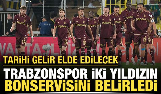 Trabzonspor iki yıldızın bonservisini belirledi: Tarihi gelir elde edilecek