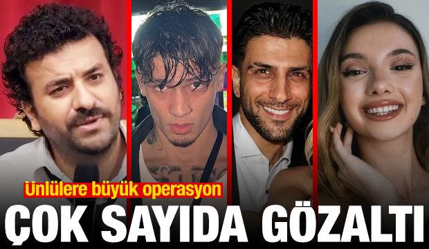 Ünlülere büyük operasyon: Çakal, Hasan Can Kaya ve Reynmen dahil çok sayıda gözaltı