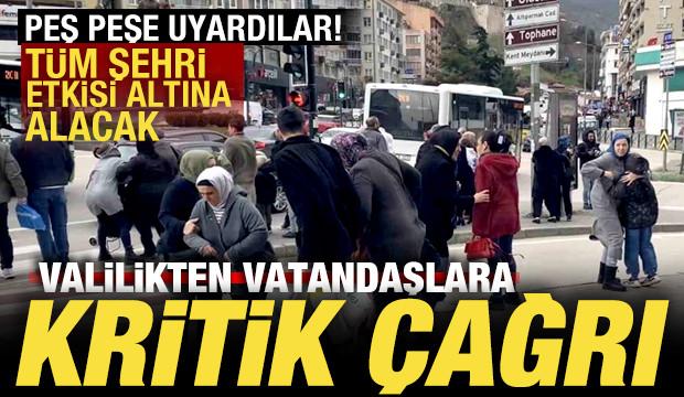 Valilik peş peşe uyardı! Şehri etkisi altına alacak! Vatandaşlara kritik &ccedil;ağrı