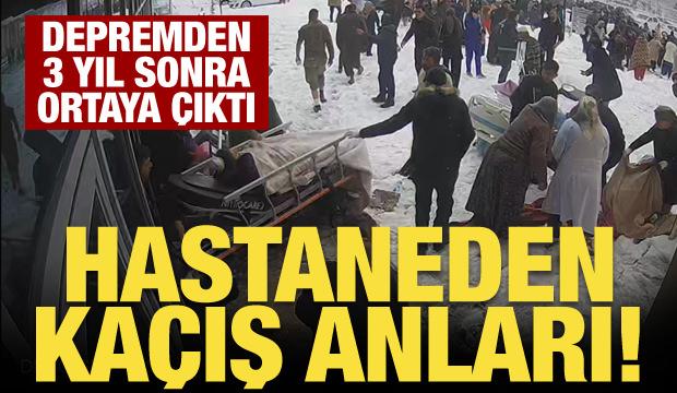 6 Şubat&rsquo;ta hastanede yaşanan panik yeni g&ouml;r&uuml;nt&uuml;lerle ortaya &ccedil;ıktı
