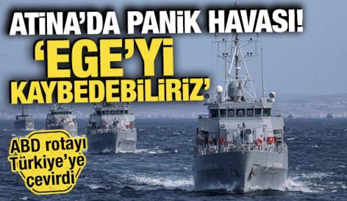 Atina'da panik havası: Ege'yi kaybedebiliriz! ABD rotayı Türkiye'ye çevirdi
