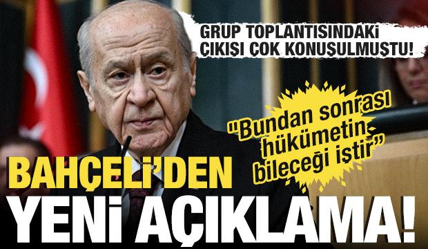 Bahçeli'den grup toplantısındaki 'Öcalan ve Demirtaş' çıkışının ardından yeni açıklama!