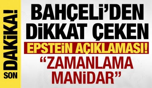 Bahçeli'den son dakika açıklamalar!
