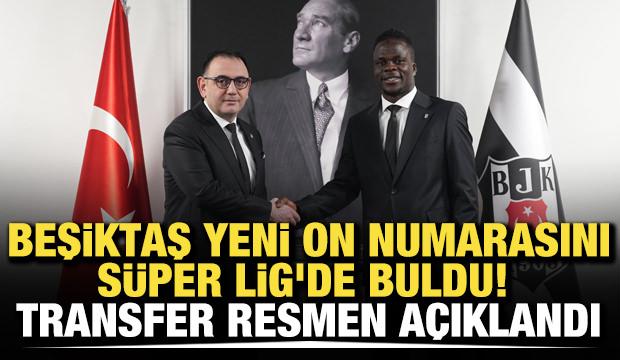 Beşiktaş yeni on numarasını S&uuml;per Lig'de buldu! Transfer resmen a&ccedil;ıklandı